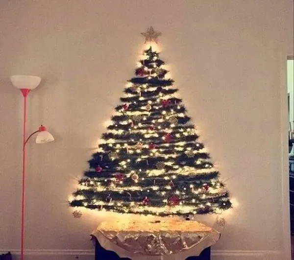 Cây thông noel dán tường