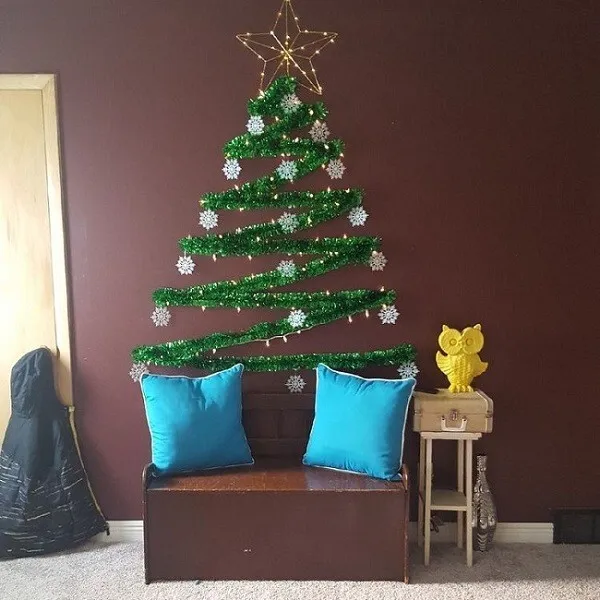 Cây thông noel dán tường