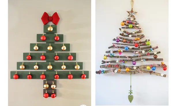 Cây thông noel dán tường