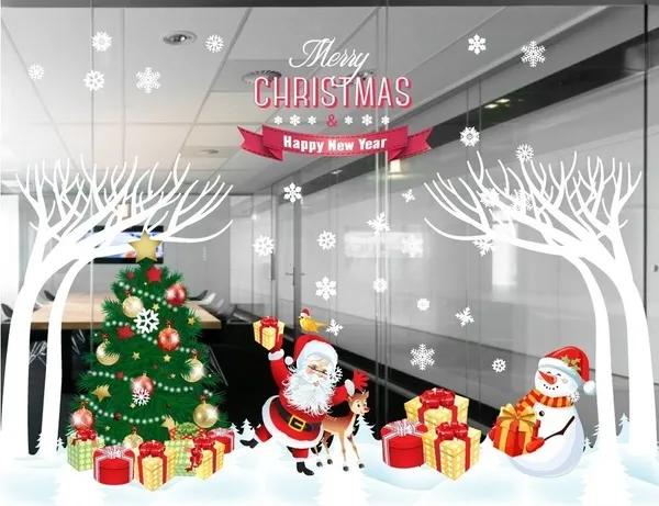 Decal trang trí noel quận 8