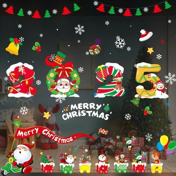 Decal trang trí noel quận 8