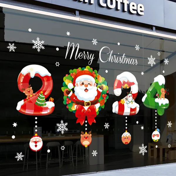 Decal trang trí noel quận 8