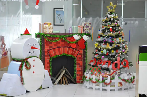 Trang trí noel trường mầm non