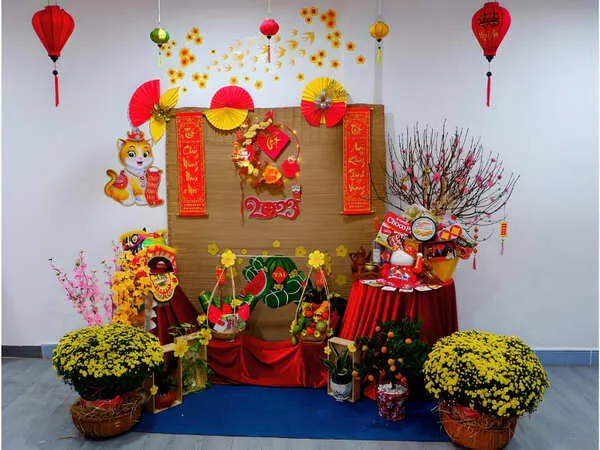 Tiểu cảnh tết 2026