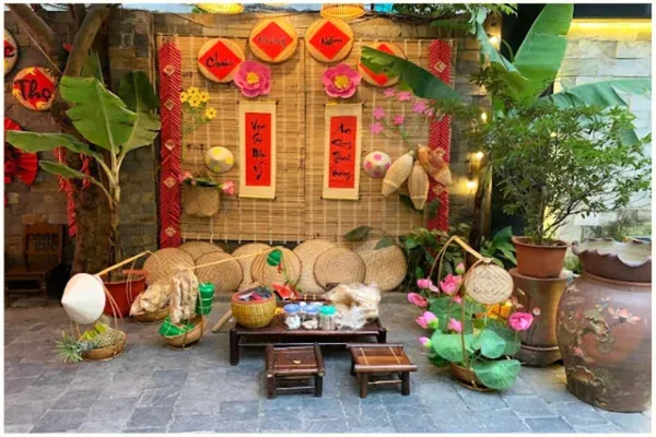 Tiểu cảnh tết 2026