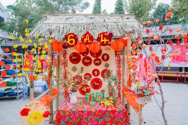 Thiết kế tiểu cảnh Tết 2026