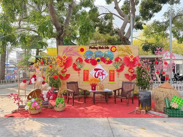 Thiết kế tiểu cảnh Tết 2026