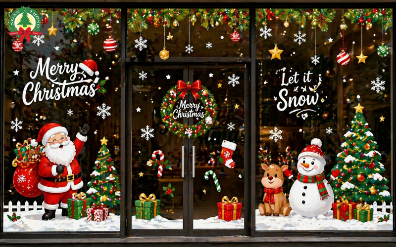 Decal trang trí Noel là gì?