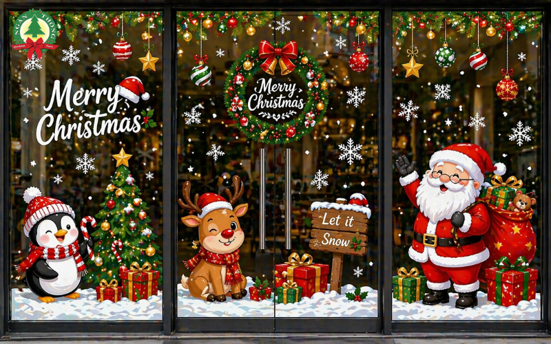 Mua decal trang trí Noel quận 5 ở đâu đẹp, giá tốt?