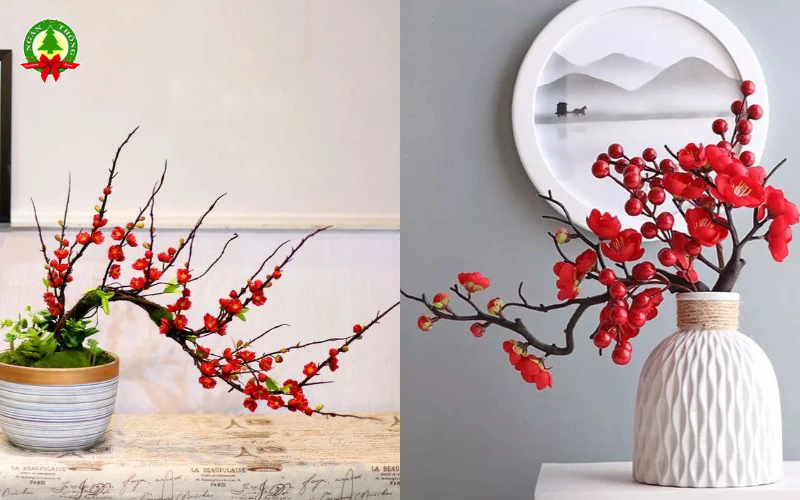 Hướng dẫn những cách cắm hoa giả ngày tết đẹp chuẩn phong thủy, giúp không gian nhà bạn rực rỡ và thu hút tài lộc. Khám phá ngay các mẫu bình hoa Tết độc lạ tại Ngàn Thông!