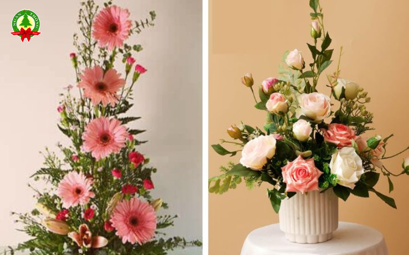 Hướng dẫn những cách cắm hoa giả ngày tết đẹp chuẩn phong thủy, giúp không gian nhà bạn rực rỡ và thu hút tài lộc. Khám phá ngay các mẫu bình hoa Tết độc lạ tại Ngàn Thông!