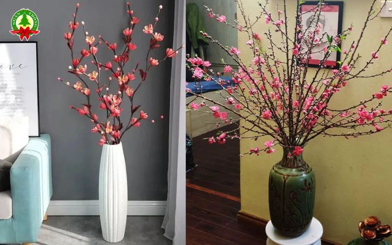 Hướng dẫn những cách cắm hoa giả ngày tết đẹp chuẩn phong thủy, giúp không gian nhà bạn rực rỡ và thu hút tài lộc. Khám phá ngay các mẫu bình hoa Tết độc lạ tại Ngàn Thông!