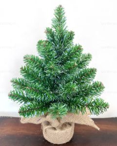 Cây thông Noel mini đầu nhọn sơn bìa mã LP-TP-D, cao 30cm