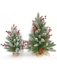 Cây thông Noel mini M5 phủ tuyết mã LP-M5-HS, cao 45cm đến 60cm