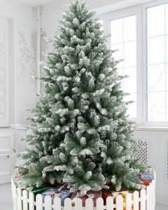 Cây thông Noel PE phủ tuyết mã LP-PE1, cao 1m5 đến 3m