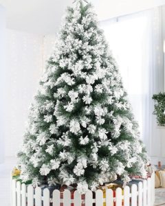 Cây thông Noel phủ tuyết A4 mã LP-A4, cao 1m2 đến 4m5