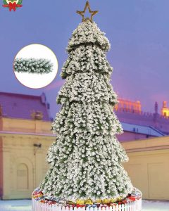Cây thông Noel phủ tuyết A4 mã LP-KS-A4, cao 4m3 đến 12m3